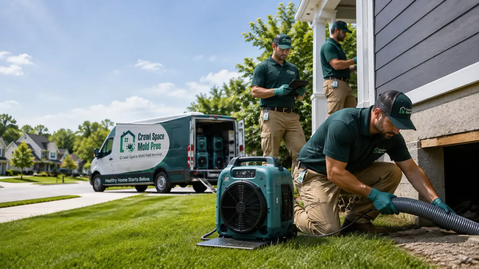 Crawl Space Mold Removal in Perry Point, MD